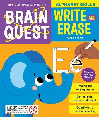 Brain Quest Write and Erase: Alphabet Skills - Workman Publishing - cover