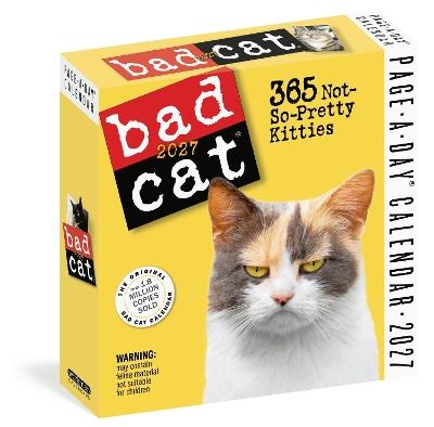Bad Cat Page-A-Day® Calendar 2027: 365 Not-So-Pretty Kitties - Workman Calendars - cover