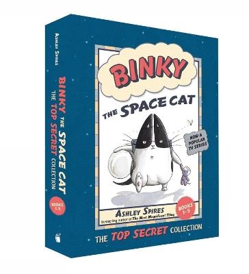 Binky The Space Cat: The Top Secret Collection - Ashley Spires - cover