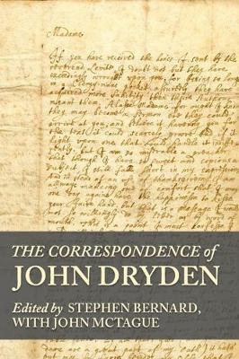 The Correspondence of John Dryden - cover