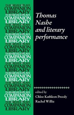 Thomas Nashe and Literary Performance - cover