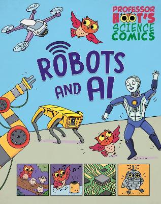 Professor Hoot's Science Comics: Robots and AI - Minerva Black - cover
