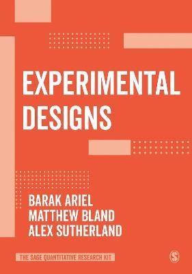 Experimental Designs - Barak Ariel,Matthew P. Bland,Alex Sutherland - cover