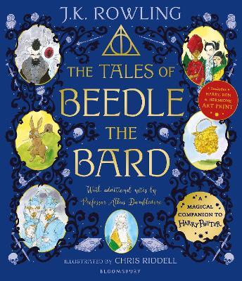The Tales of Beedle the Bard - Illustrated Edition: A magical companion to the Harry Potter stories - J. K. Rowling - cover