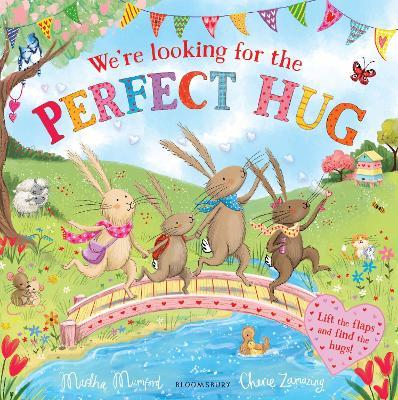 We're Looking for the Perfect Hug: A Lift-the-Flap Adventure - Martha Mumford - cover