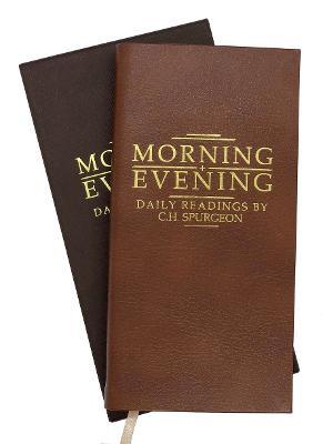 Morning and Evening Tan Leather - C. H. Spurgeon - cover