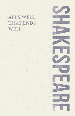 All's Well That Ends Well - William Shakespeare - cover