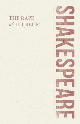 The Rape of Lucrece - William Shakespeare - cover
