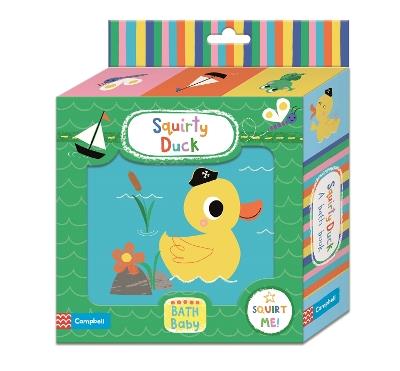 Squirty Duck Bath Book - Campbell Books - cover