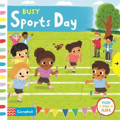 Busy Sports Day - Campbell Books - cover