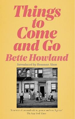 Things to Come and Go - Bette Howland - cover