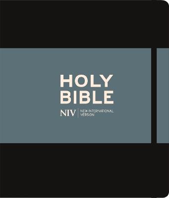 NIV Journalling Black Hardback Bible - New International Version - cover
