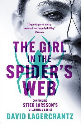 The Girl in the Spider's Web: A Dragon Tattoo story - David Lagercrantz - cover