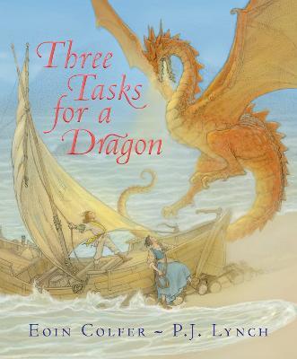 Three Tasks for a Dragon - Eoin Colfer - cover