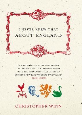 I Never Knew That About England - Christopher Winn - cover