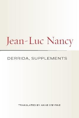 Derrida, Supplements - Jean-Luc Nancy - cover
