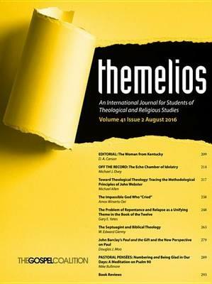 Themelios, Volume 41, Issue 2 - cover