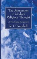The Atonement in Modern Religious Thought - cover