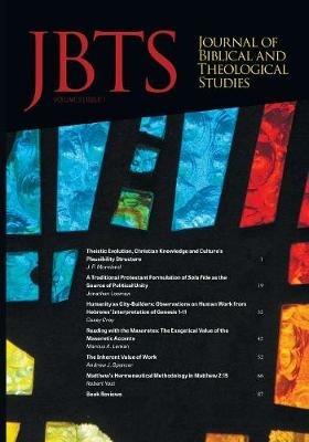 Journal of Biblical and Theological Studies, Issue 2.1 - cover