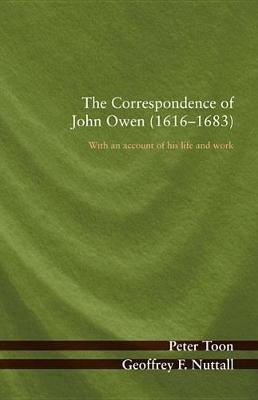 The Correspondence of John Owen (1616-1683) - cover