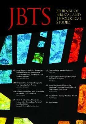 Journal of Biblical and Theological Studies, Issue 3.2 - cover