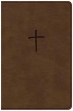 CSB Compact Bible, Brown LeatherTouch, Value Edition