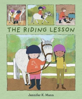 The Riding Lesson - Jennifer K. Mann - cover