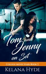 Tom and Jenny on Set