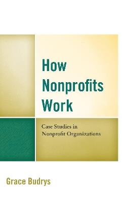How Nonprofits Work: Case Studies in Nonprofit Organizations - Grace Budrys - cover