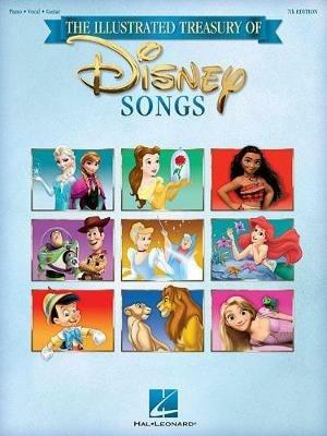The Illustrated Treasury of Disney Songs - 7th Ed. - Hal Leonard Publishing Corporation - cover