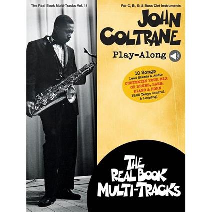  John Coltrane Play-Along + Audio-online - Real Book Multi-Tracks Play-Along -  John Coltrane - copertina