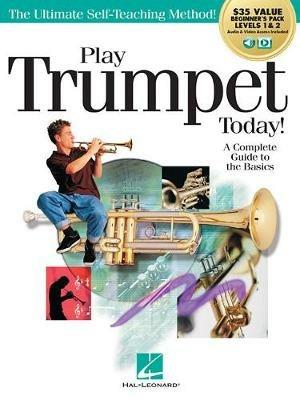 Play Trumpet Today! Beginner's Pack: Method Books 1 & 2 Plus Online Audio & Video - Hal Leonard Publishing Corporation - cover