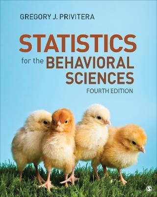 Statistics for the Behavioral Sciences - Gregory J. Privitera - cover