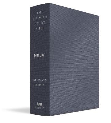 The Jeremiah Study Bible, NKJV: Majestic Black Leatherluxe (R) (Indexed Edition): What It Says. What It Means. What It Means For You. - David Jeremiah - cover