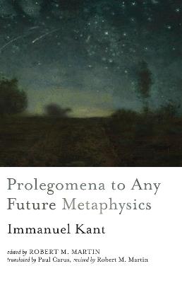 Prolegomena to Any Future Metaphysics - Immanuel Kant - cover