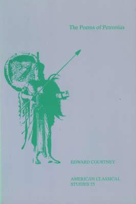 The Poems Of Petronius - cover