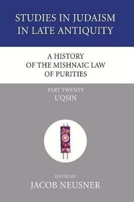 A History of the Mishnaic Law of Purities, Part 20 - cover