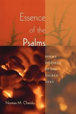 Essence of the Psalms - Norman M Chansky - cover