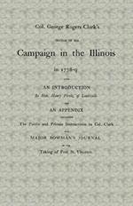 Col. George Rogers Clark's Sketch of His Campaign in the Illinois in 1778-9