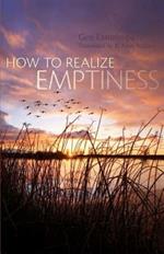How to Realize Emptiness