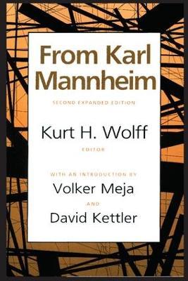 From Karl Mannheim - cover