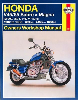 Honda V45/65 Sabre & Magna (82 - 88) Haynes Repair Manual - Haynes Publishing - cover