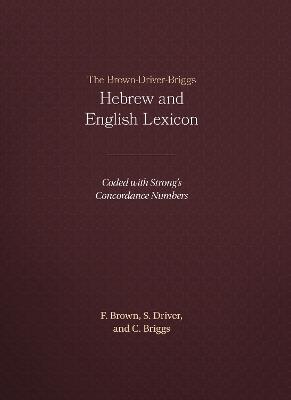 The Brown-Driver-Briggs Hebrew-English Lexicon - cover