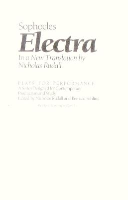 Electra - E. A. Sophocles - cover