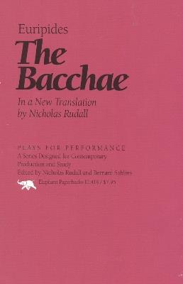 The Bacchae - Euripides - cover