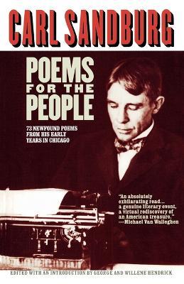 Poems for the People - Carl Sandburg - cover