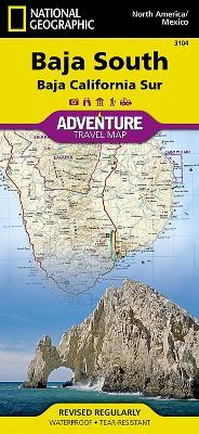 Baja California, South, Mexico: Travel Maps International Adventure Map - National Geographic Maps - cover