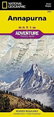 Annapurna, Nepal: Travel Maps International Adventure Map - National Geographic - cover