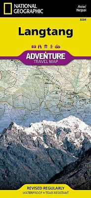 Langtang, Nepal: Travel Maps International Adventure Map - National Geographic Maps - cover