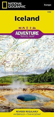 Iceland Map: Adventure Maps - Nat Geo Maps - cover